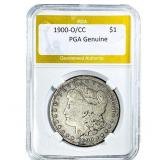 1900-O/CC Morgan Silver Dollar PGA Genuine