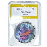 1879-S Morgan Silver Dollar PGA MS66+ Monster