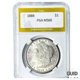 1888 Morgan Silver Dollar PGA MS66