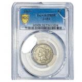 1869 Liberty Victory Nickel PCGS PR58 J-684