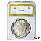 1880 Morgan Silver Dollar PGA MS64