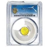 1883 Rare Gold Dollar PCGS MS64