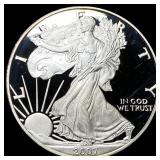 2007-W 1oz Silver American Eagle Proof GEM  PROOF