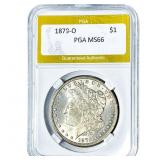 1879-O Morgan Silver Dollar PGA MS66