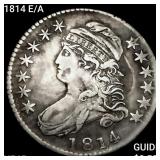 1814 E/A Capped Bust Half Dollar NEARLY UNCIRCULAT