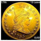 1796 13 Leaves $10 Gold Eagle CHOICE BU