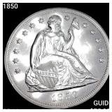 1850 Seated Liberty Dollar GEM PROOF