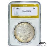 1903 Morgan Silver Dollar PGA MS64