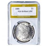 1886 Morgan Silver Dollar PGA BU