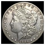 1904-S Silver Morgan Dollar NEARLY  UNCIRCULATED