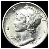 1916 Silver Mercury Dime UNCIRCULATED