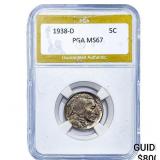 1938-D Buffalo Nickel PGA MS67