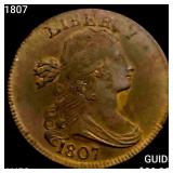 1807 Draped Bust Large Cent CLOSELY UNCIRCULATED