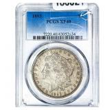 1893 Morgan Silver Dollar PCGS XF40
