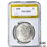 1898 Morgan Silver Dollar PGA MS66