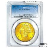 1904 $20 Gold Double Eagle PCGS MS64