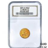 1925-D $2.50 Gold Quarter Eagle NGC MS61