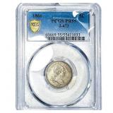 1886 Patterns & Trial 5C J-473 Bust PCGS PR55