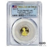 2021-W 1/10oz $5 Gold Eagle Type 2 PCGS PR69 DCAM
