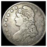 1834 Capped Bust Half Dollar LIGHTLY  CIRCULATED