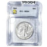 1941 Walking Liberty Half Dollar ICG MS64