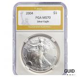 2004 American Silver Eagle PGA MS70