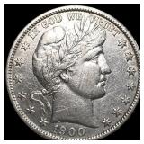 1900 Silver Barber Half Dollar HIGH GRADE