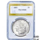1889 Morgan Silver Dollar PGA MS66