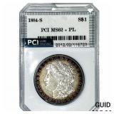 1884-S Morgan Silver Dollar PCI MS62+ PL