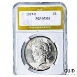 1927-D Silver Peace Dollar PGA MS63