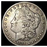 1891-CC Silver Morgan Dollar NEARLY  UNCIRCULATED