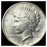 1921 Silver Peace Dollar UNCIRCULATED