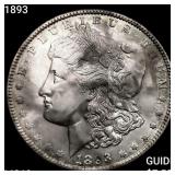 1893 Morgan Silver Dollar UNCIRCULATED