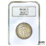 1916 Walking Liberty Half Dollar NGC MS63