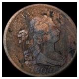 1804 Draped Bust Half Cent HIGH GRADE