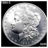 1884-S Morgan Silver Dollar UNCIRCULATED +