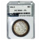 1884-S Morgan Silver Dollar PCI MS62+ PL