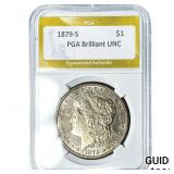 1879-S Morgan Silver Dollar PGA BU