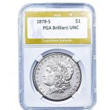 1878-S Morgan Silver Dollar PGA BU