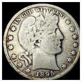 1895 Silver Barber Half Dollar LIGHTLY  CIRCULATE