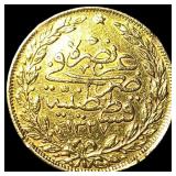 1327//4 Turkey Gold 50 Kurush HIGH GRADE