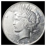 1925-S Peace Silver Dollar LIGHTLY CIRCULATED