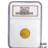 1925-D $2.50 Gold Quarter Eagle NGC MS62
