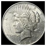 1926-D Peace Silver Dollar CHOICE AU
