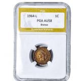 1946-L Indian Head Cent PGA AU58 Bronze