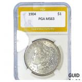 1904 Morgan Silver Dollar PGA MS63