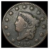 1829 Coronet Head Large Cent LIGHTLY  CIRCULATED