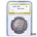1878 7/8TF Morgan Silver Dollar PGA VF35
