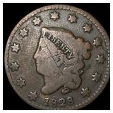 1828 Coronet Head Large Cent NICELY  CIRCULATED