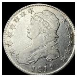 1819 Silver Capped Bust Half Dollar LIGHTLY  CIRC